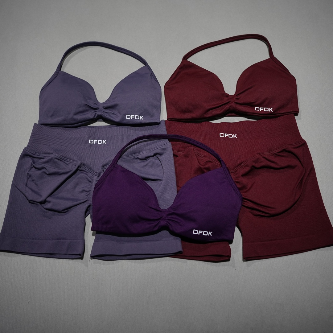 Lace Bralette Set - DFDK Women Seamless 2 Piece Gym