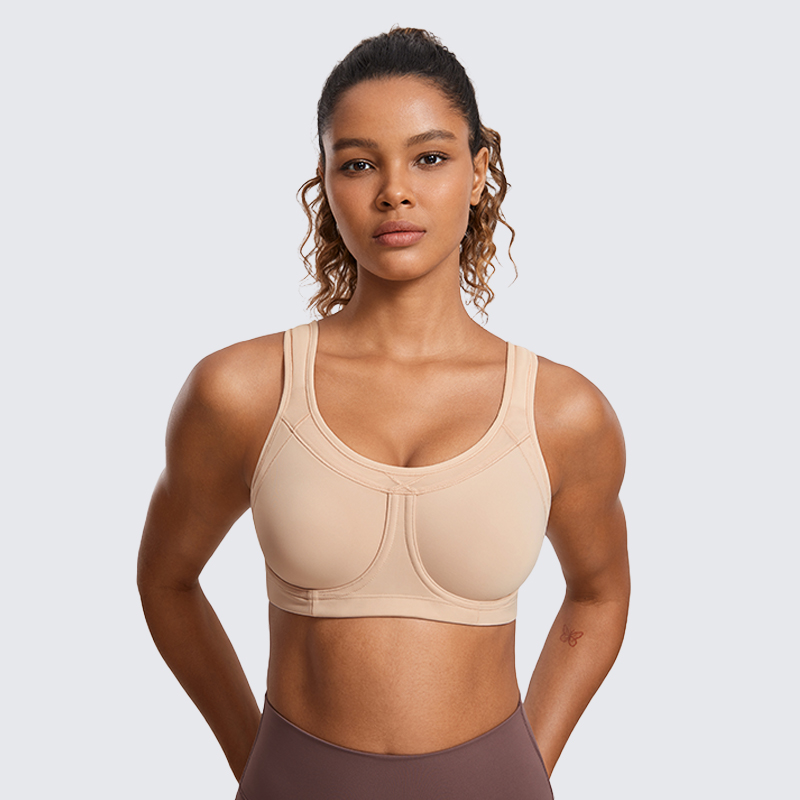 Full Coverage Bra - SYROKAN Women Sports bras High Impact