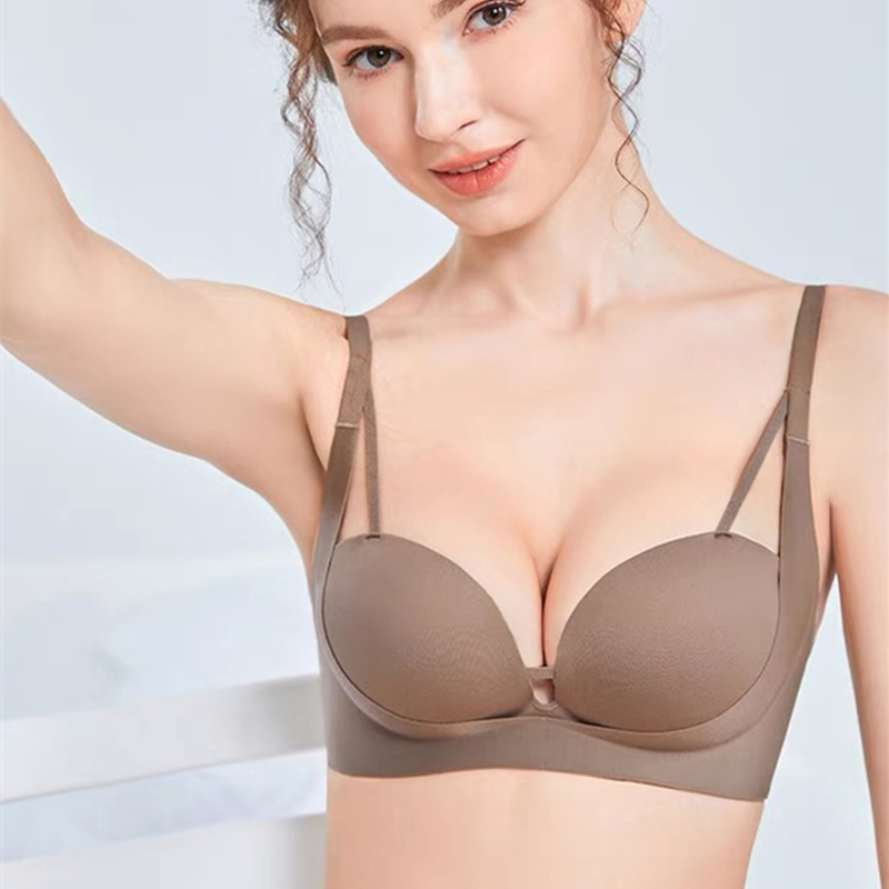 Plunge Bra Push Up - Seamless Underwear For Women With Small
