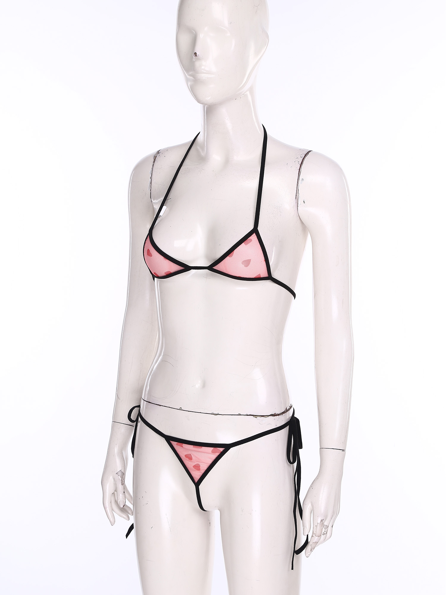 Womens Micro Mini Bikini Linge - Sheer Bra Lace 评论和价格