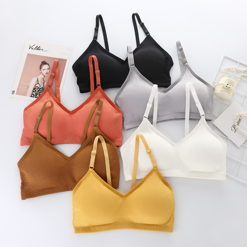 Summer Wire Free Bra Women Sea - Plunge Bra Push Up 评论和价格