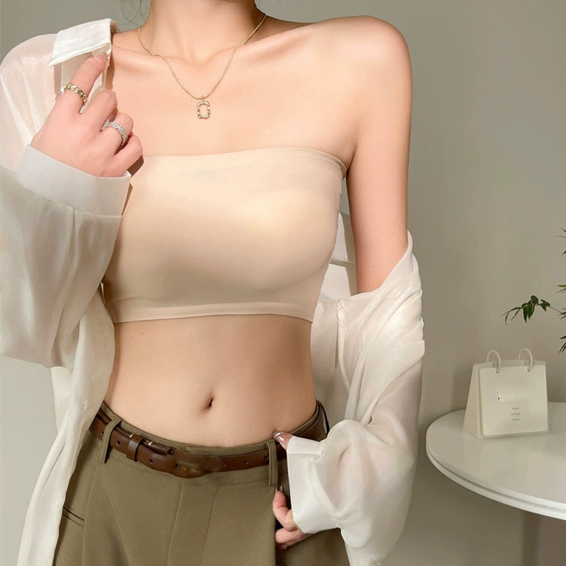 One Piece Sexy Tube Tops Women - Plunge Bra Push Up 评论和价格