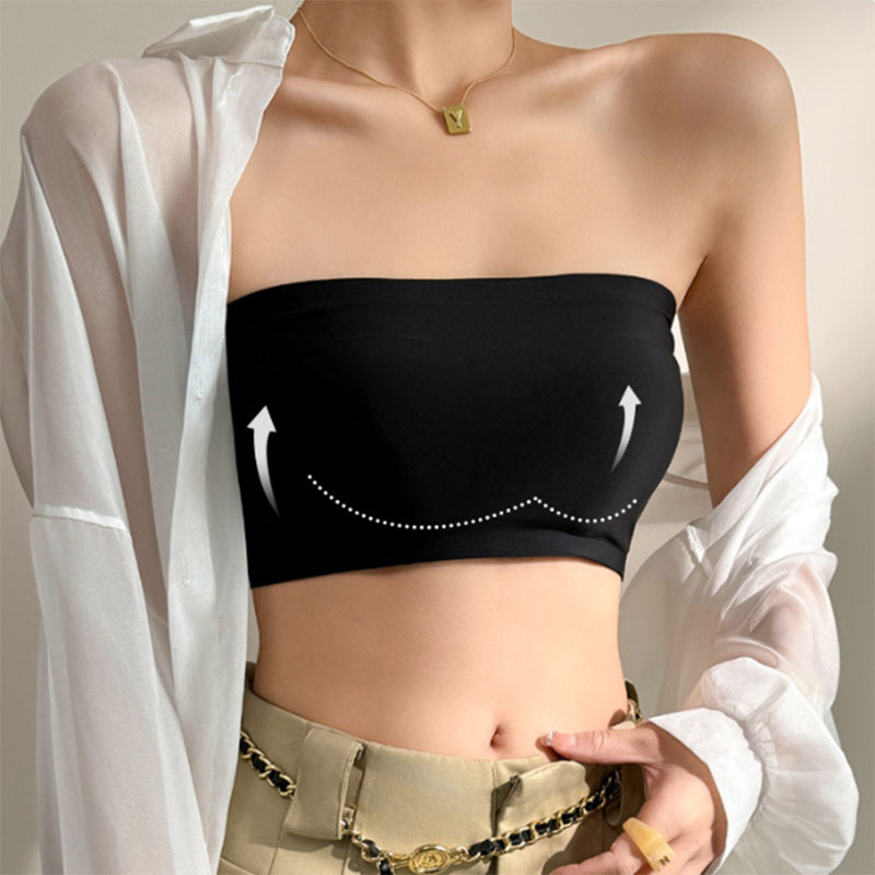 One Piece Sexy Tube Tops Women - Plunge Bra Push Up 评论和价格