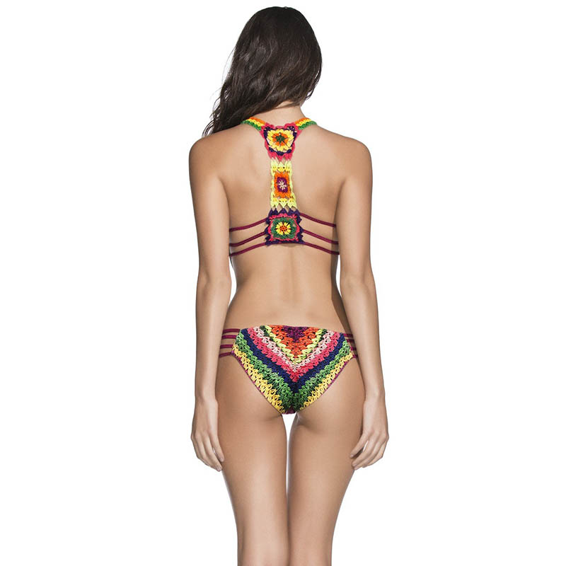 Bikinis Set Print High Waist W - Underwire Bra Padded 评论和价格