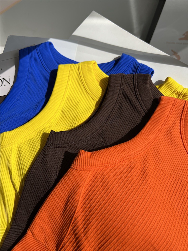 Women's Candy-Colored Yoga Tan - T Shirt Bra Seamless 评论和价格