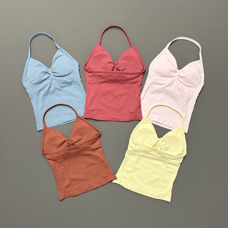 Gym Women Sports Tank Top Seam - Sports Bra Racerback 评论和价格
