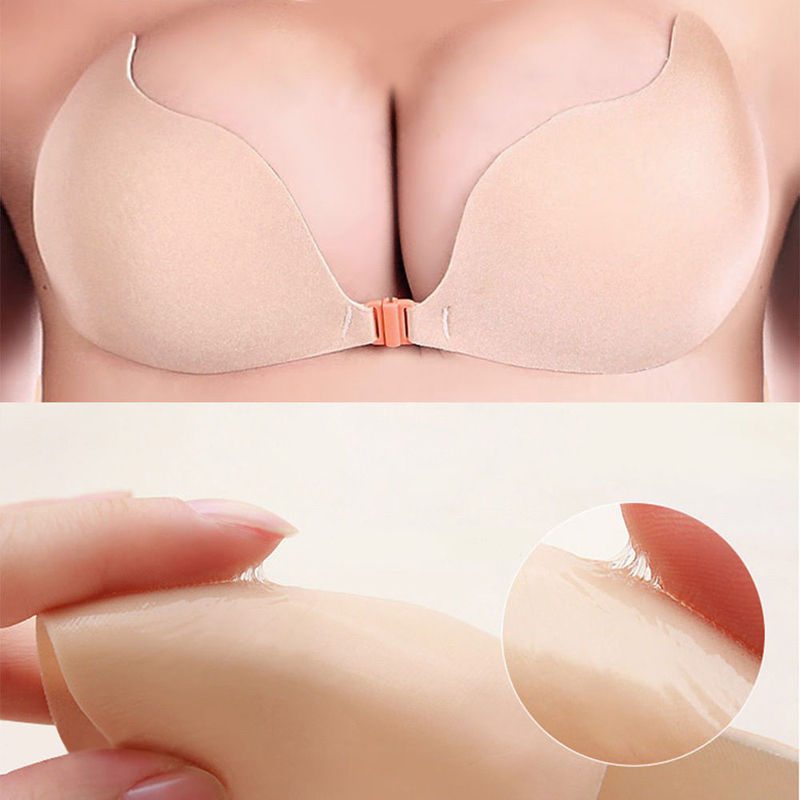 Women Adhesive Bra Breast Lift - Backless Bra Sticky 评论和价格