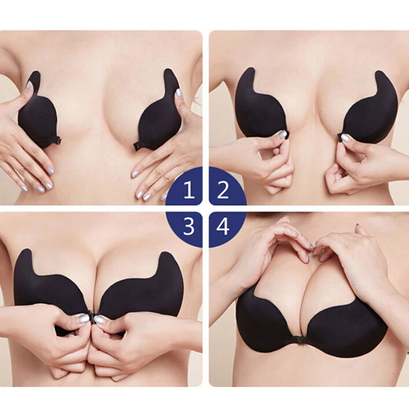 Women Adhesive Bra Breast Lift - Backless Bra Sticky 评论和价格