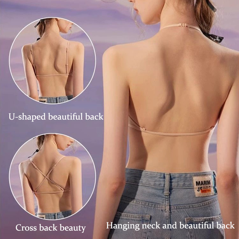 Women Seamless Bras Deep V Nec - Sleep Bra Bralette 评论和价格