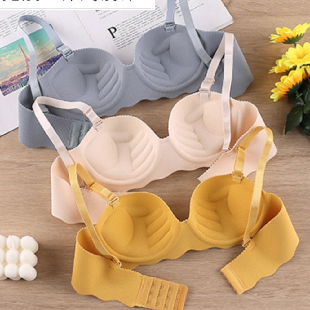 Trendy Comfort Seamless Bra Ad - Plunge Bra Push Up 评论和价格