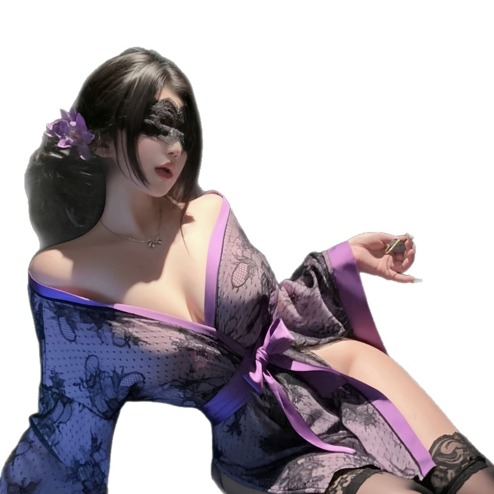 Erotic Babydoll Womens Open Br - Lace Bralette Set 评论和价格