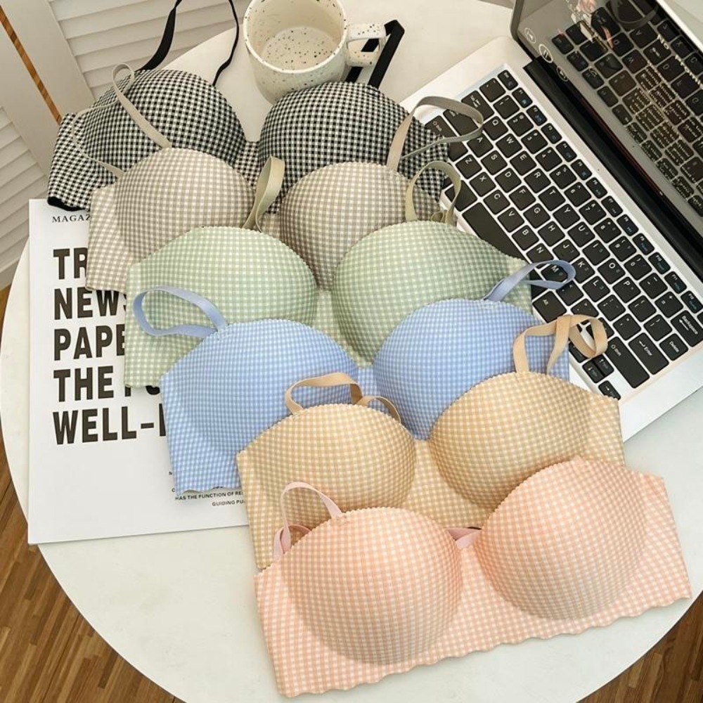 Breathable Seamless Bra Seamle - Plunge Bra Push Up 评论和价格