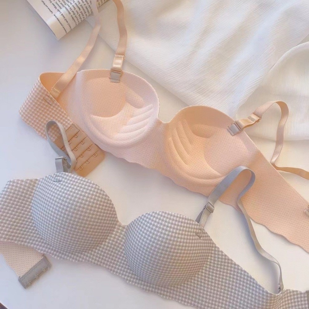 Breathable Seamless Bra Seamle - Plunge Bra Push Up 评论和价格