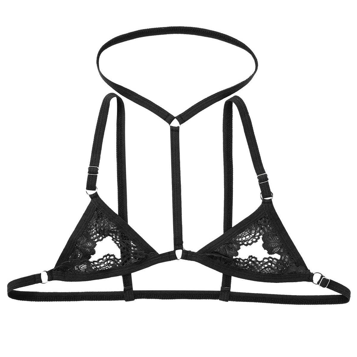 Sexy Men Harness Erotic Bra Ma - Sheer Bra Lace 评论和价格