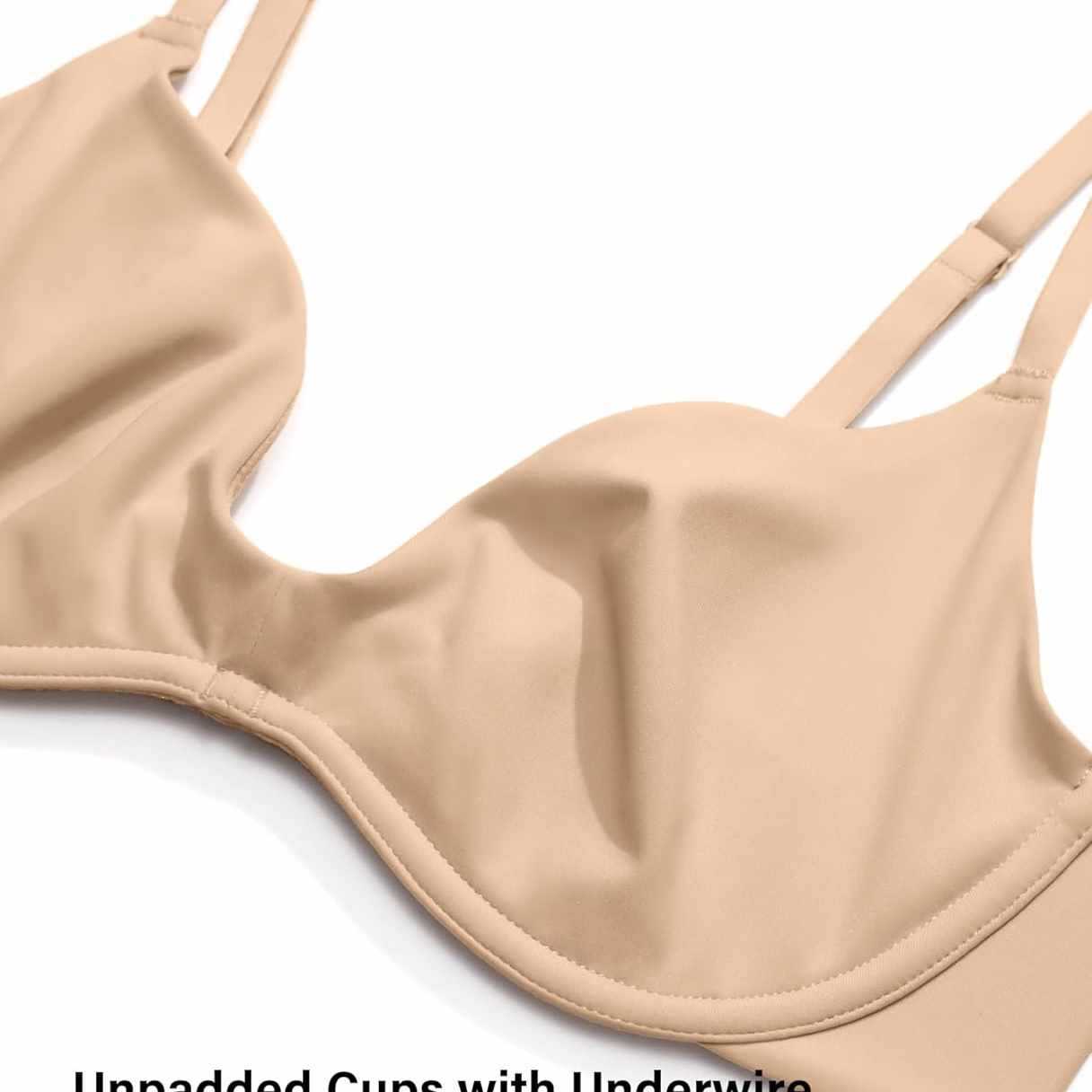 Women's Deep V Unpadded Seamle - Plunge Bra Push Up 评论和价格