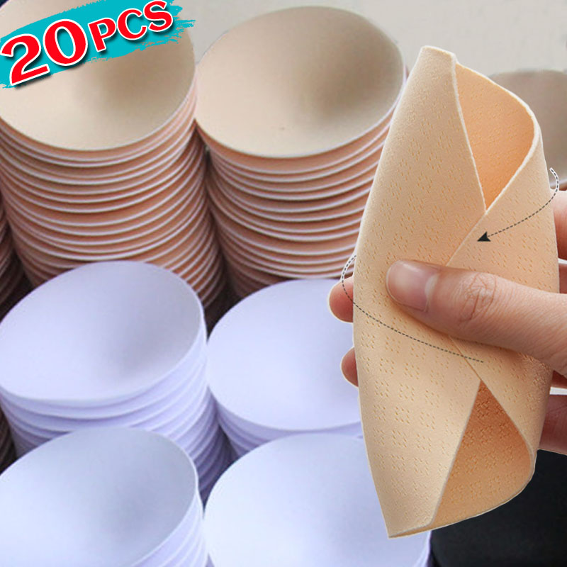 2/20pcs Removable Sponge Push  - Push Up Bra Silicone 评论和价格