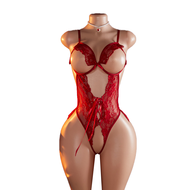 Transparent Sexy Lingerie For  - Lace Bralette Set 评论和价格