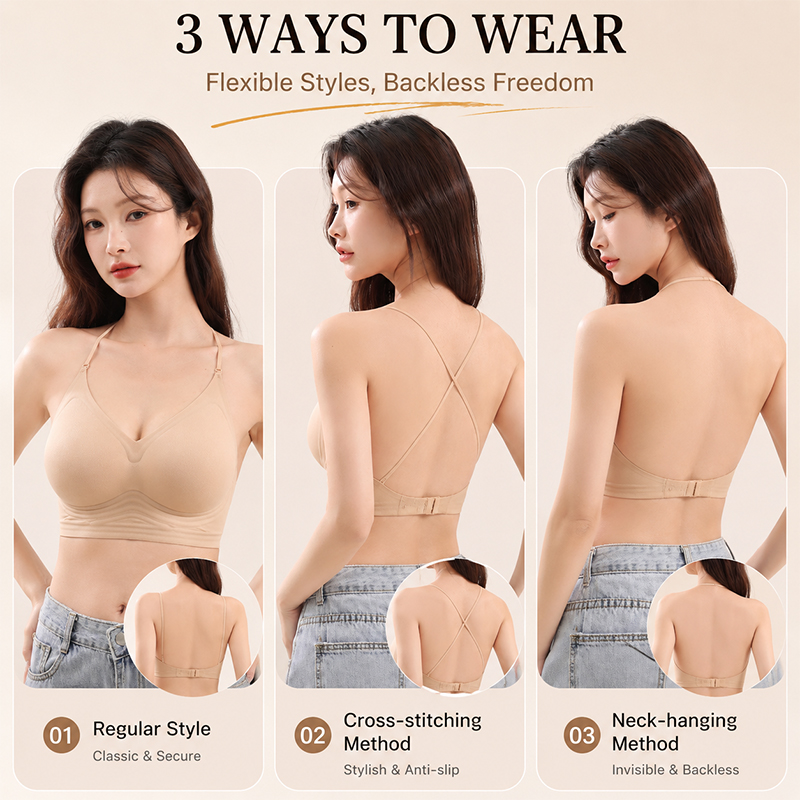FINETOO Seamless Wave Support  - Sleep Bra Bralette 评论和价格