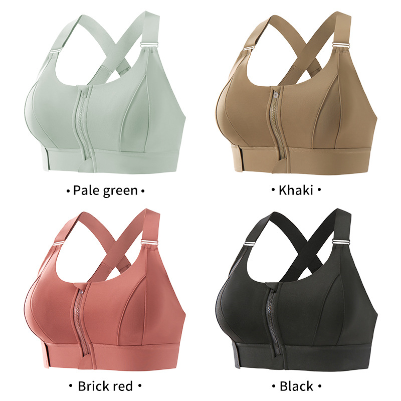 Women's High-Impact Sports Bra - Plunge Bra Push Up 评论和价格