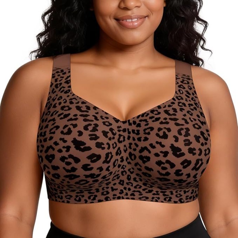 Leopard Jelly Bras No Underwir - Full Coverage Bra 评论和价格