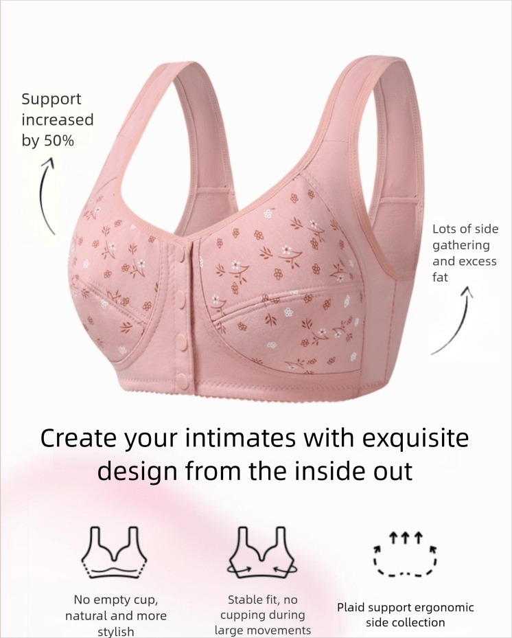 7pcs Elegant Lace Push Up Seam - Plunge Bra Push Up 评论和价格