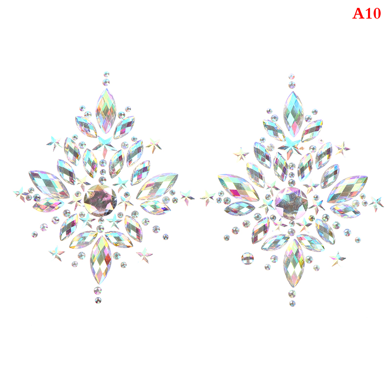 Acrylic Colorful Crystal Breas - Strapless Bra Adhesive 评论和价格