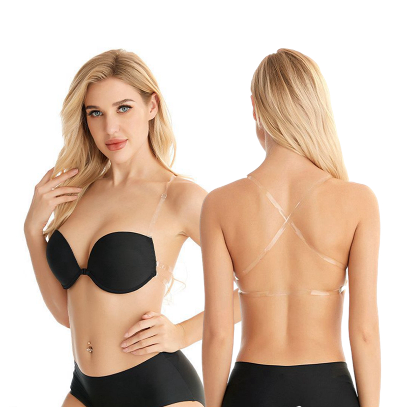 Backless Front Closure Push Up - Convertible Bra Multiway 评论和价格