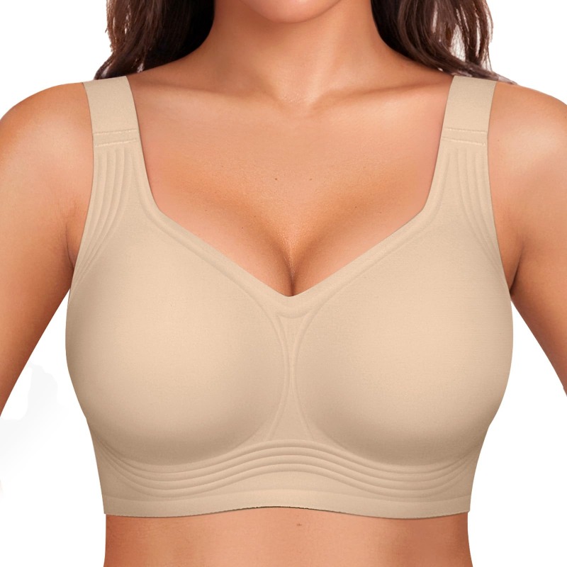 Plus Size Wireless Jelly Bra W - Full Coverage Bra 评论和价格