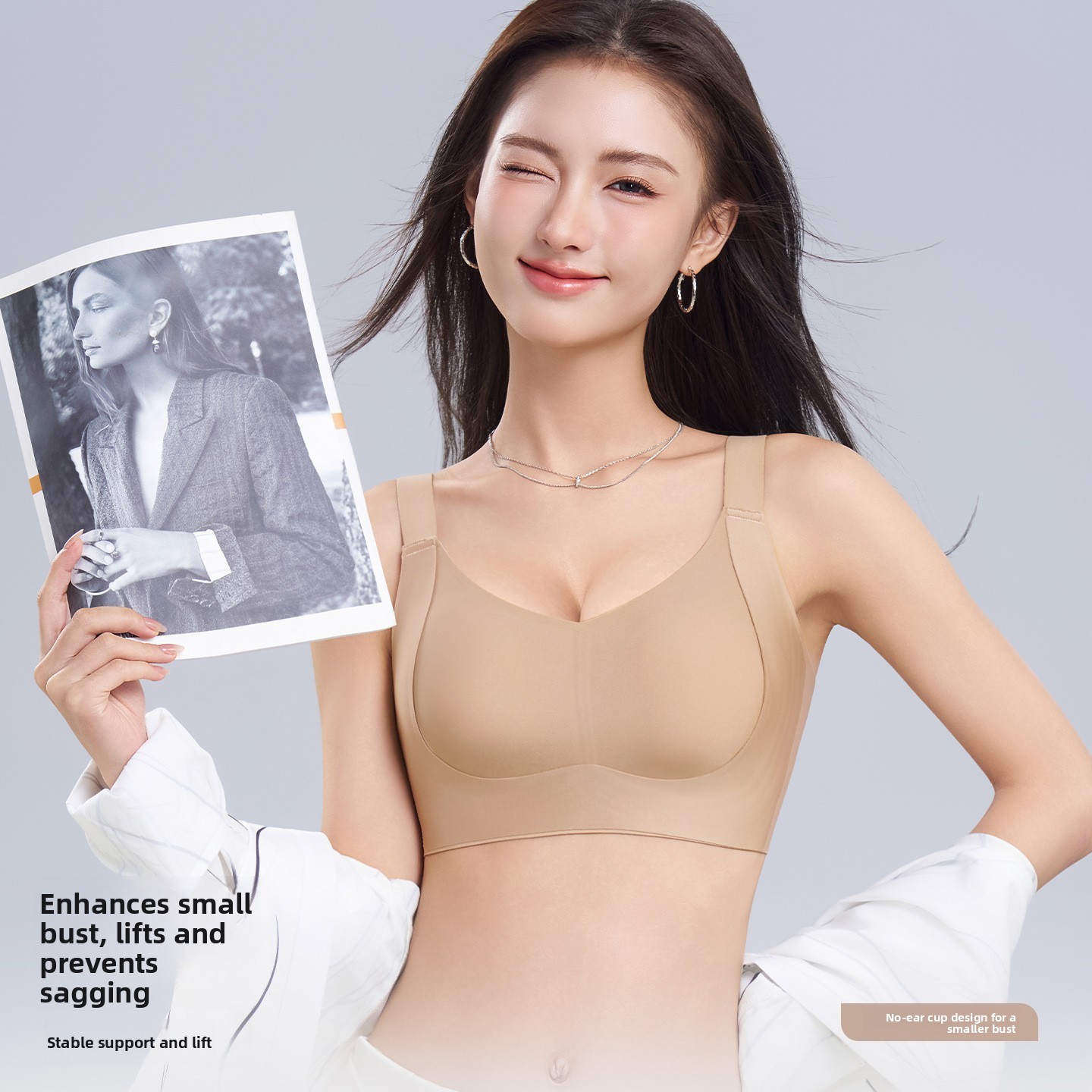 KUCLUT  Rabbit Ear Cup Bra Lif - Plunge Bra Push Up 评论和价格