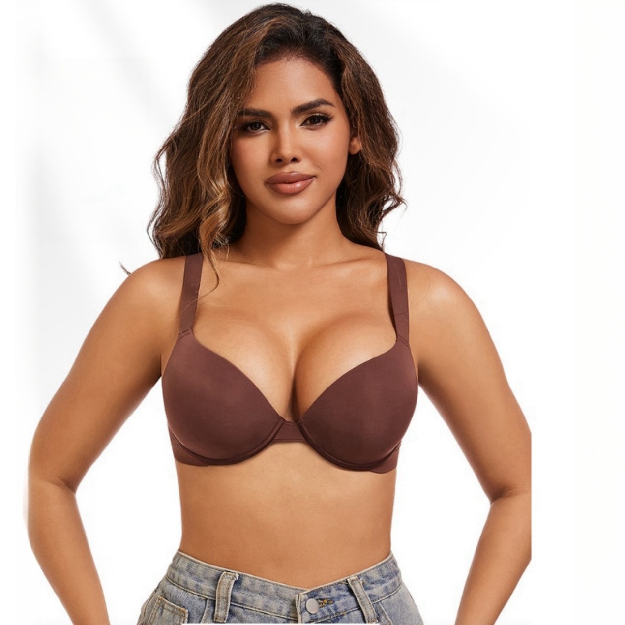 2025 Women's Plus Size Push Up - Demi Bra Balconette 评论和价格
