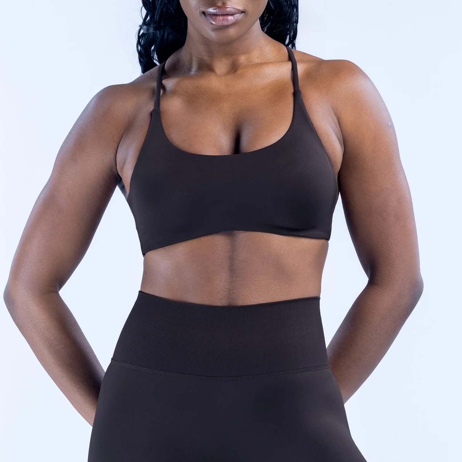 LOGO Seamless Sports Bra Cross - Sports Bra Racerback 评论和价格