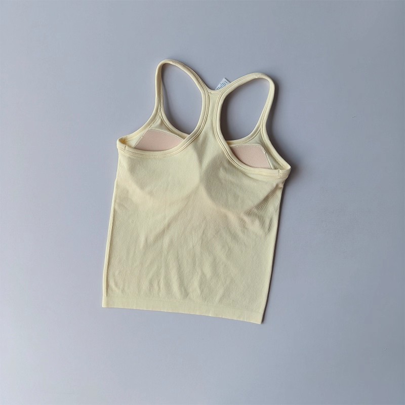 Summer Women's Yoga Camisole S - T Shirt Bra Seamless 评论和价格