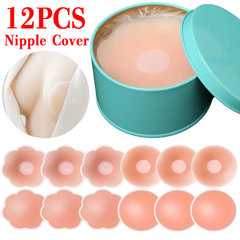 6/12PCS Invisible Self Adhesiv - Push Up Bra Silicone 评论和价格