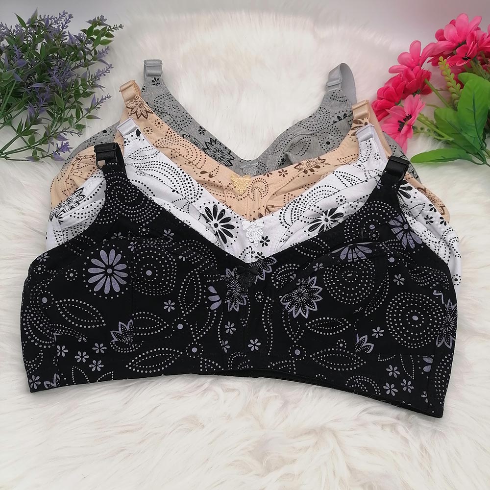 Women's Big Cup Wireless Bra C - Cotton Bra Everyday 评论和价格