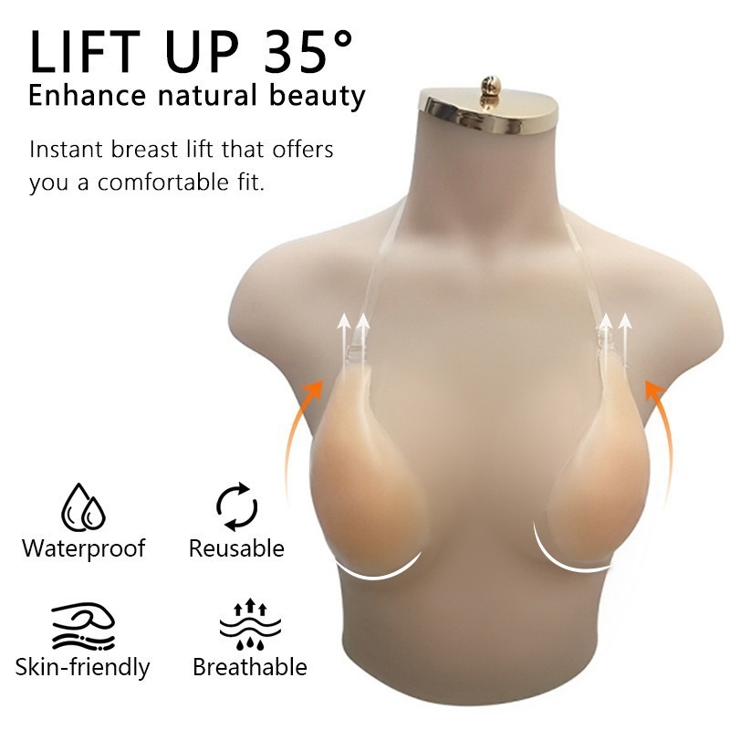 1 Pc Summer Invisible Silicone - Push Up Bra Silicone 评论和价格