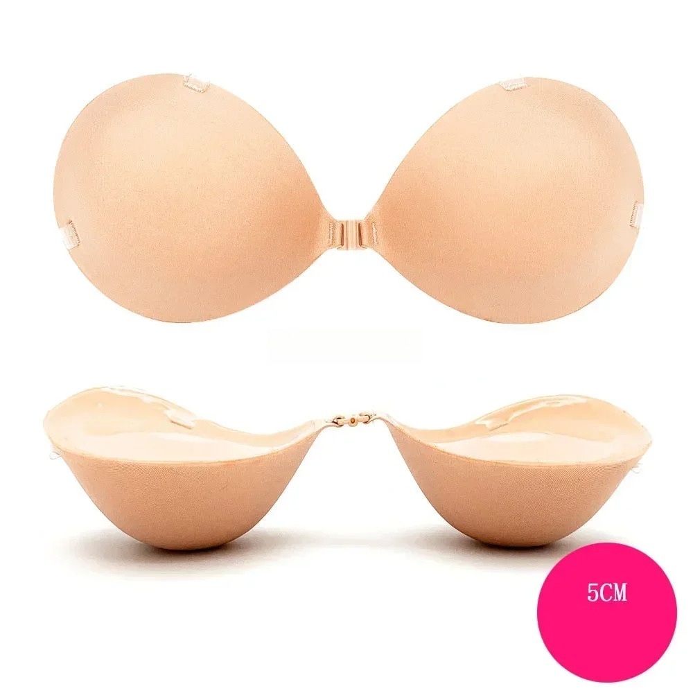 5cm/6cm Silicone Push Up Bra f - Backless Bra Sticky 评论和价格
