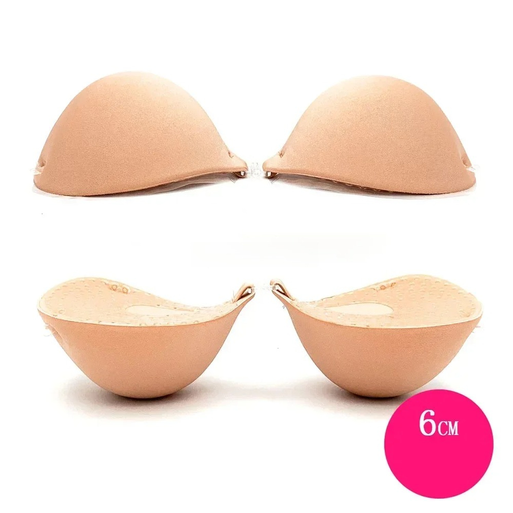 5cm/6cm Silicone Push Up Bra f - Backless Bra Sticky 评论和价格