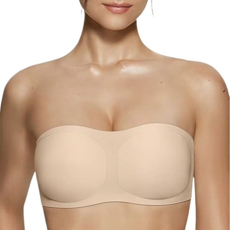 Women's Strapless Bra with Pus - Wirefree Bra Comfort 评论和价格