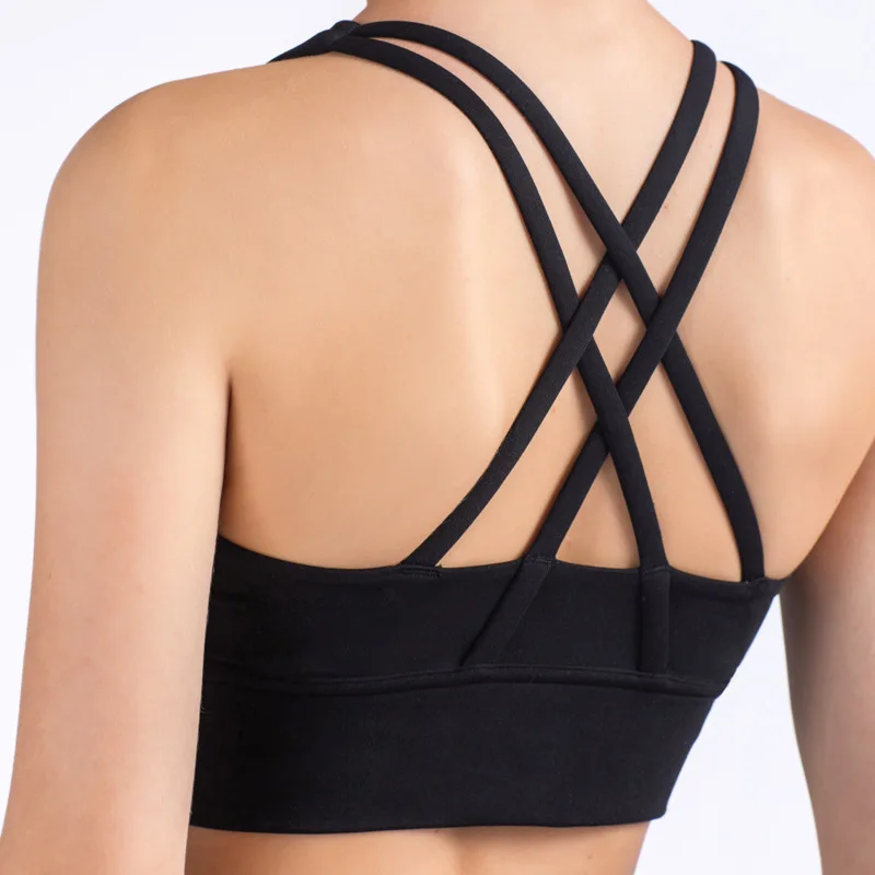 Summer Fashion Cross Back Wome - Sports Bra Racerback 评论和价格