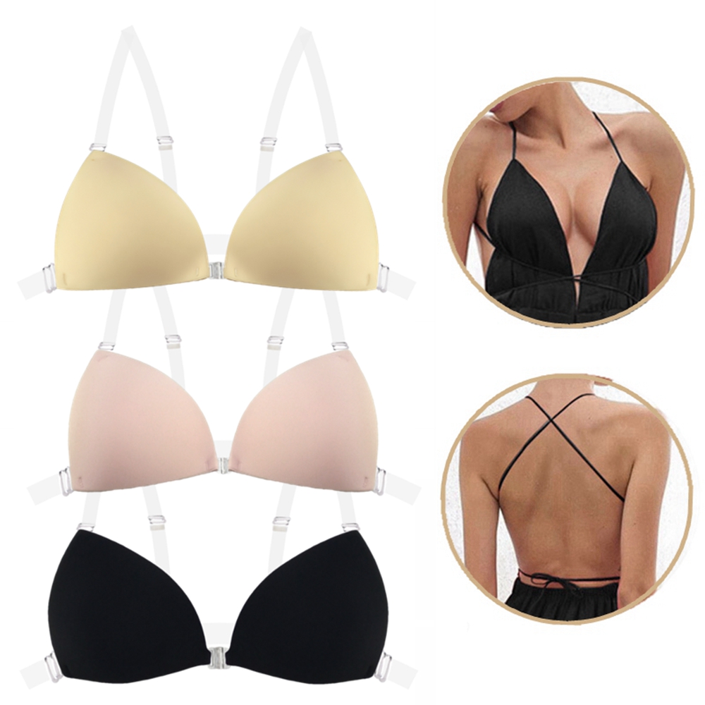 Sticky Bra for Women Backless  - Push Up Bra Silicone 评论和价格