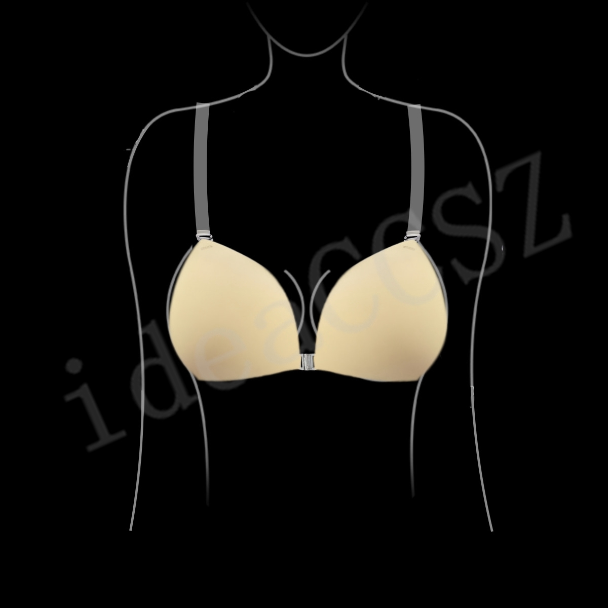 Sticky Bra for Women Backless  - Push Up Bra Silicone 评论和价格