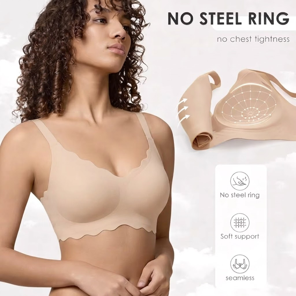 Seamless Wireless Supportive B - T Shirt Bra Seamless 评论和价格