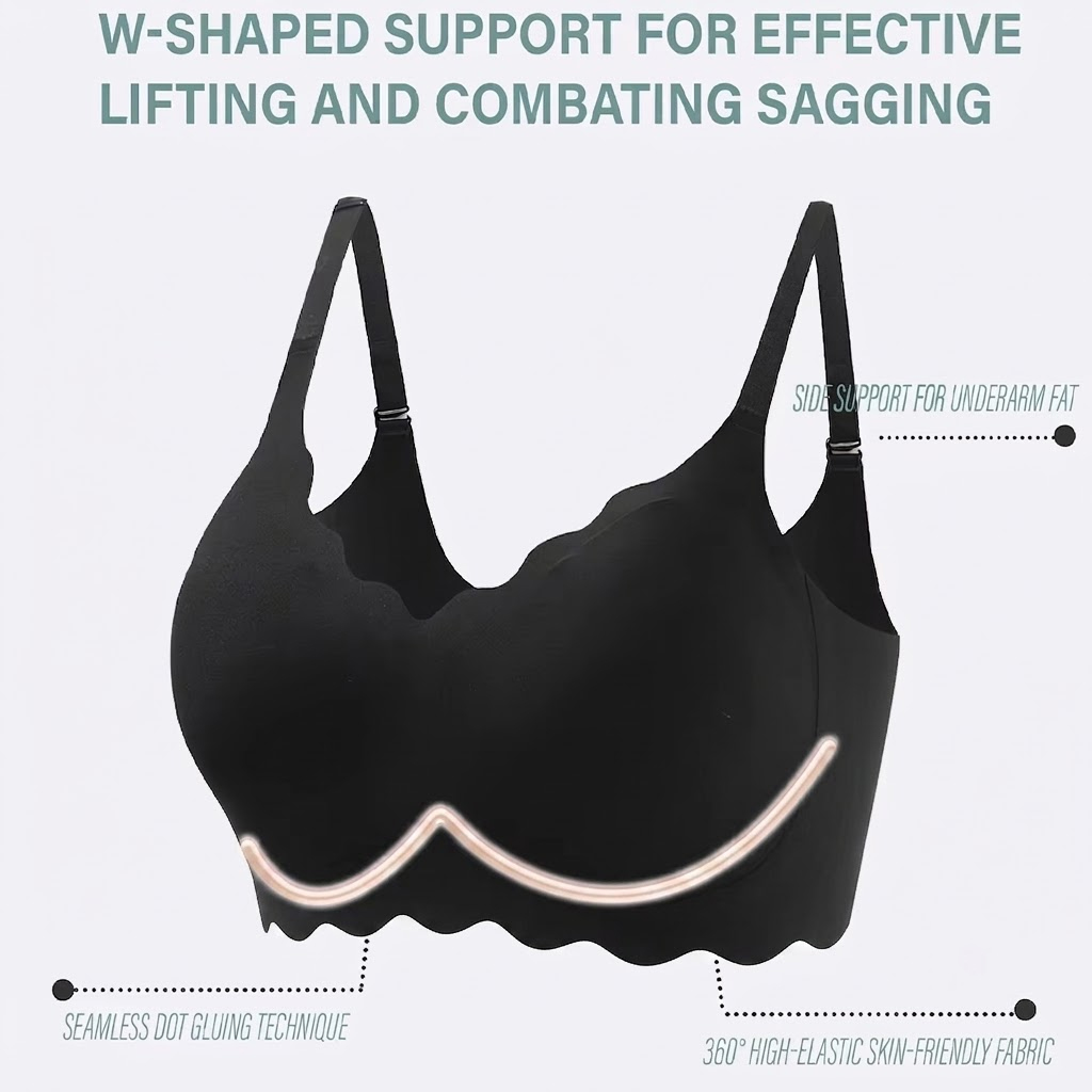 Seamless Wireless Supportive B - T Shirt Bra Seamless 评论和价格
