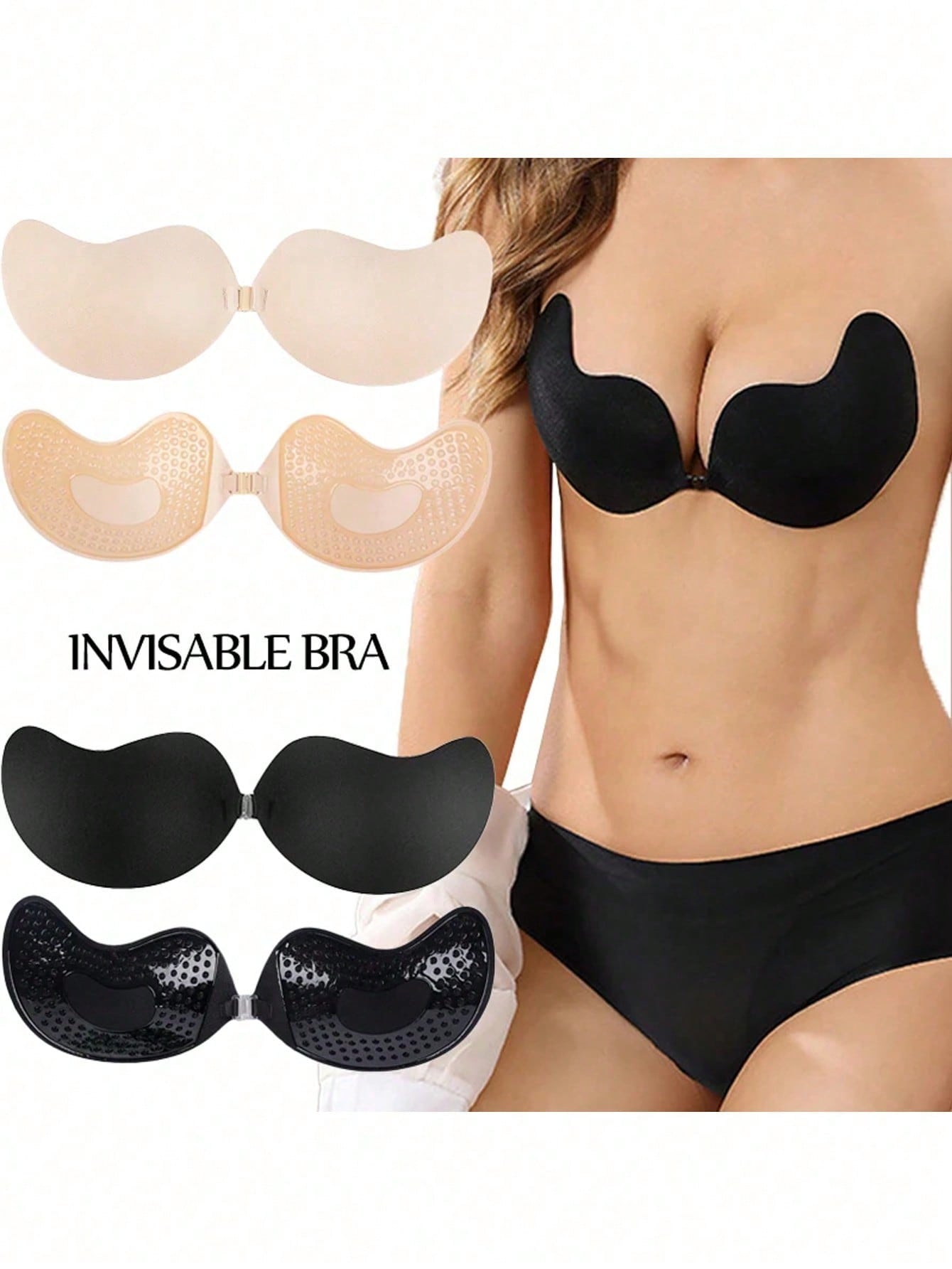 2-pack Women's Self-Adhesive I - Strapless Bra Adhesive 评论和价格