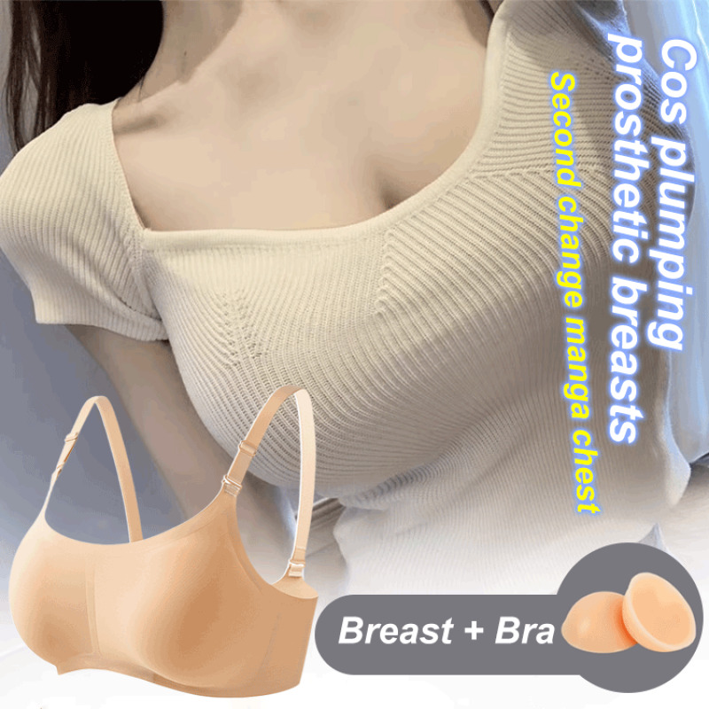 Silicone Fake Breast Forms Cos - Mastectomy Bra Pocket 评论和价格