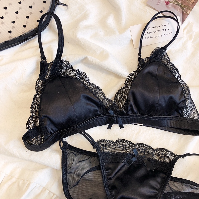 French Sexy Lace Triangle Cup  - Cotton Bra Everyday 评论和价格